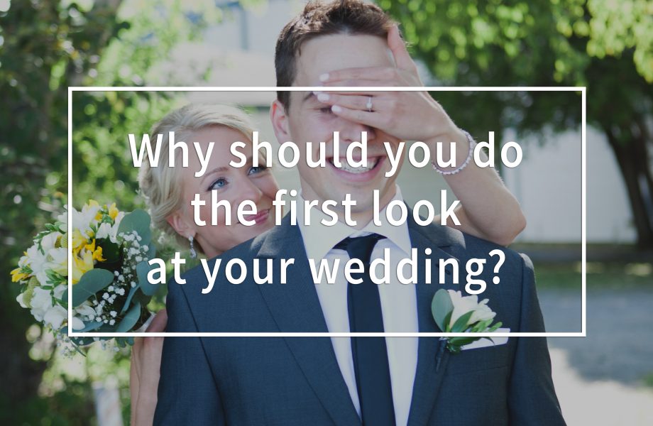 Why should you do the first look at your wedding? What is the wedding first look? Montreal wedding photographer