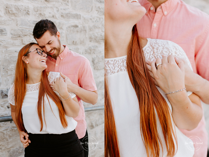 Old Quebec City engagement session. Urban European engagement session. Quebec City wedding photographer. Séance photo dans le Vieux-Québec. Séance fiançailles dans le Vieux-Québec. Photographe de mariage à Québec. Place des Canotiers. Petit Champlain. Vieux Québec Old Quebec |  Lisa-Marie Savard Photographie | Montréal, Québec | www.lisamariesavard.com