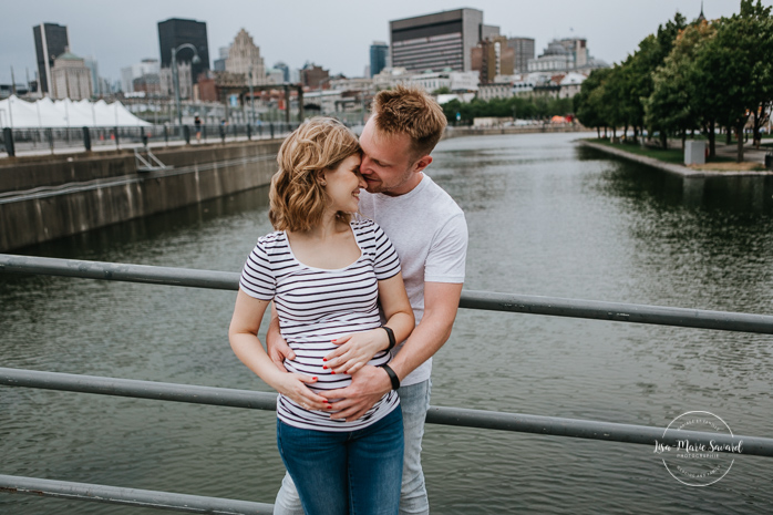 Urban maternity photos. Maternity photos by the river. Maternity photos ice cream. Maternity photos Montreal. Old Port of Montreal maternity session. Séance de maternité dans le Vieux-Port de Montréal. Photographe de maternité à Montréal. Montreal maternity photographer | Lisa-Marie Savard Photographie | Montréal, Québec | www.lisamariesavard.com