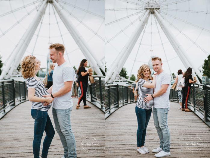 Urban maternity photos. Maternity photos by the river. Maternity photos ice cream. Maternity photos Montreal. Old Port of Montreal maternity session. Séance de maternité dans le Vieux-Port de Montréal. Photographe de maternité à Montréal. Montreal maternity photographer | Lisa-Marie Savard Photographie | Montréal, Québec | www.lisamariesavard.com