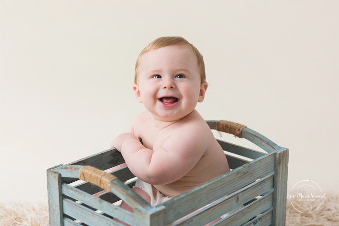 Séance photo bébé 6 mois en studio - Studio photo Mir Baby - Photo