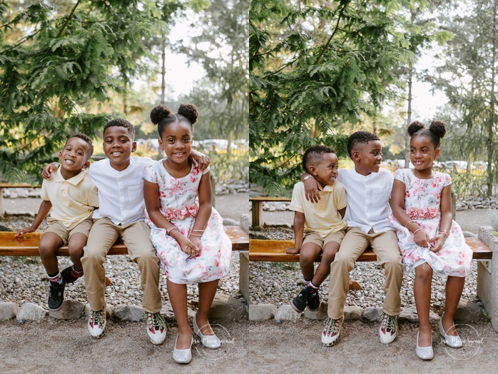 African American family photos. Black family photos. Outdoor family session. Séance photo au Centre de la Nature à Laval. Photographe de famille à Laval. Laval family photographer