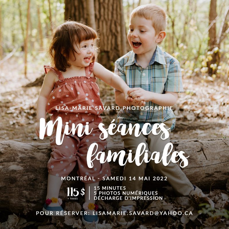 Mini séances familiales à Montréal 2022. Lisa-Marie Savard Photographie. Montreal family mini sessions 2022.
