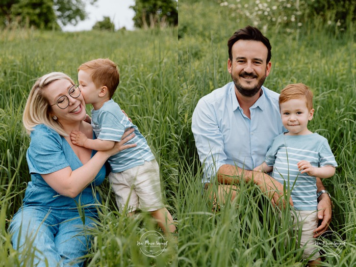 Spring family photos. Spring mini session ideas. Family photos with toddler. Mini séances familiales 2024. Photos sur le bord du fleuve à Montréal. Montreal mini session by the river.