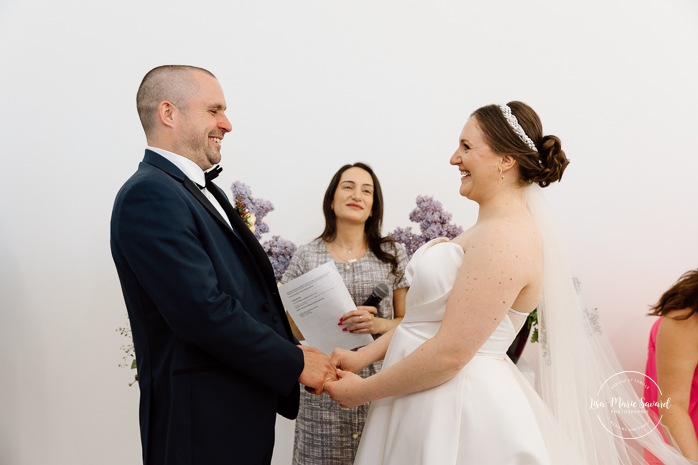 Art gallery wedding. Mariage à Montréal au Livart. Montreal wedding at Le Livart. Photographe de mariage à Montréal. Montreal wedding photographer.