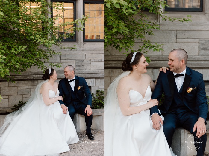 Urban wedding photos. Downtown wedding photos. Mariage à Montréal au Livart. Montreal wedding at Le Livart. Photographe de mariage à Montréal. Montreal wedding photographer.