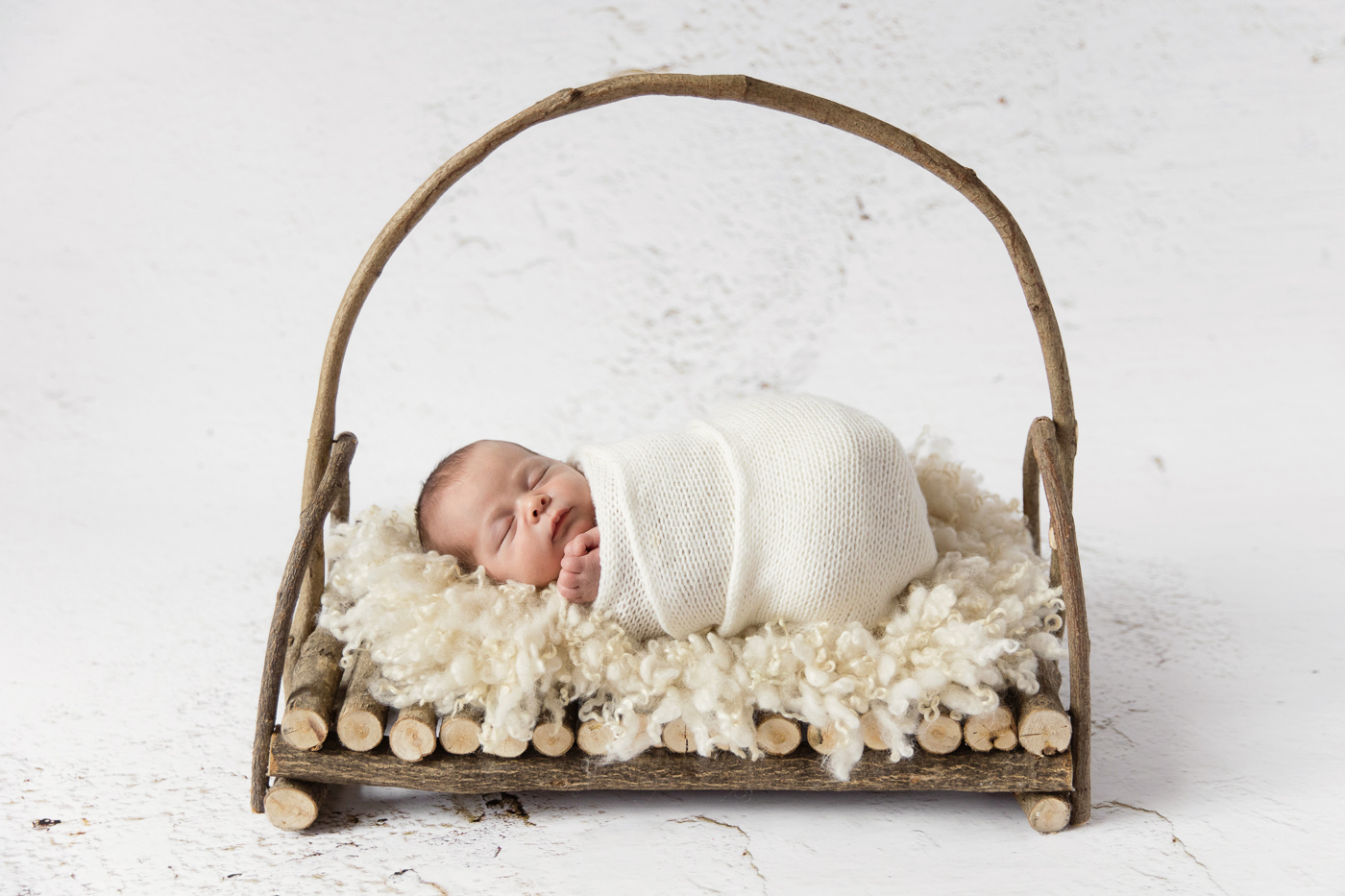 Bébé Ethan - Photos de nouveau-né en studio à Montréal