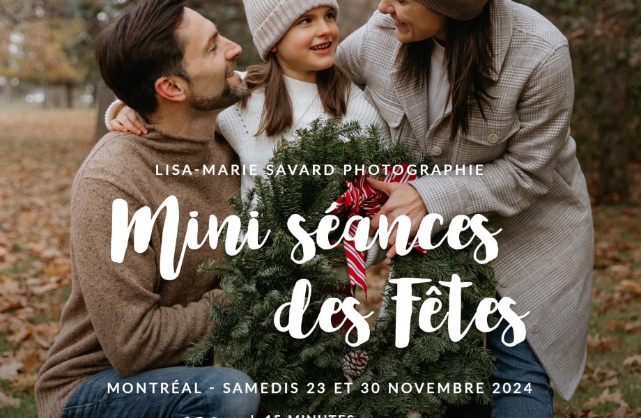 Mini séances de Fêtes 2024. Séance photo de Noël à Montréal. Mini séance de Noël à Montréal. Montreal Holiday mini session. Montreal Christmas mini session.