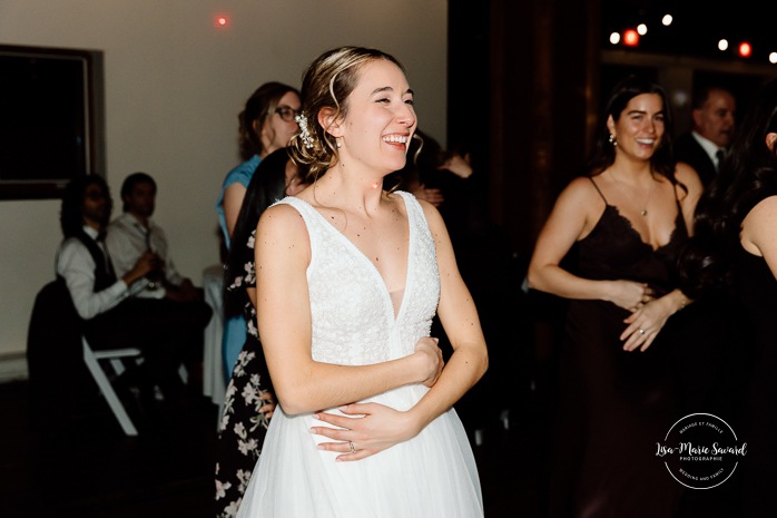 Wedding dance floor photos. Wedding party photos. Mariage au Grand Lodge Mont-Tremblant. Photographe de mariage à Mont-Tremblant. Grand Lodge Mont-Tremblant wedding. Mont Tremblant wedding photographer.