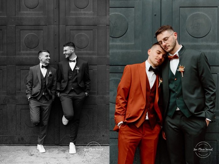 Mariage intime dans le Vieux-Montréal. Photographe de mariage LGBTQ+ friendly à Montréal. Old Montreal intimate wedding photos. Montreal LGBTQ+ friendly photographer.