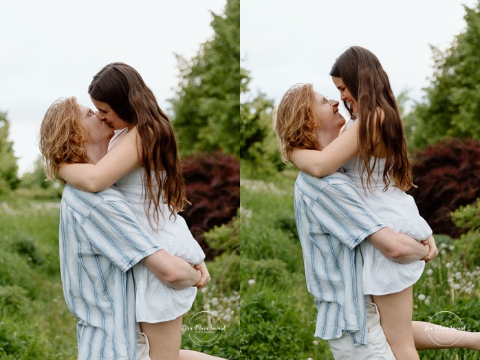 Urban engagement photos. Canal engagement photos. Séance photo de fiançailles à Montréal. Montreal engagement photos. Photographe de mariage à Montréal. Montreal wedding photographer. Séance photo Canal de Lachine. Lachine Canal photoshoot. Parc des Éclusiers.