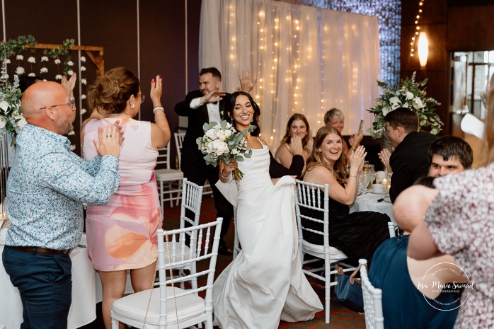 Wedding reception photos. Mariage à l'hôtel Delta Saguenay. Mariage à Jonquière. Photographe mariage Saguenay-Lac-Saint-Jean.