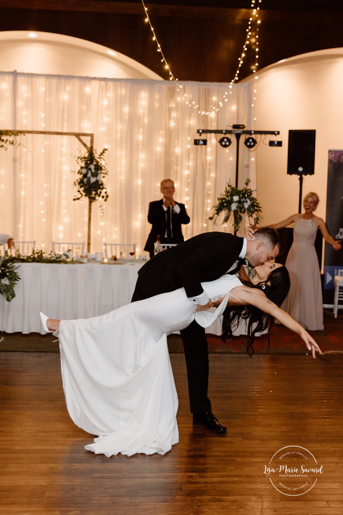 Wedding first dance photos. Mariage à l'hôtel Delta Saguenay. Mariage à Jonquière. Photographe mariage Saguenay-Lac-Saint-Jean.