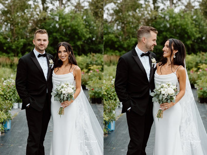 Greenhouse wedding photos. Plant nursery wedding photos. Pépinière Boréalis. Mariage à l'hôtel Delta Saguenay. Mariage à Jonquière. Photographe mariage Saguenay-Lac-Saint-Jean.