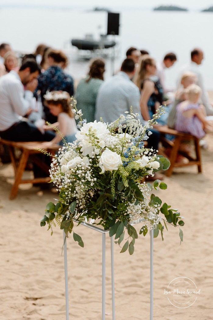 Summer lakefront wedding. Mariage au bord du Lac-Saint-Jean. Auberge des Îles. Photographe mariage Saguenay-Lac-Saint-Jean