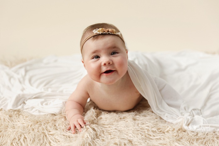 Photographe de bébé à Montréal. Séance photo milestone à Montréal. Montreal baby photographer. Montreal milestone photoshoot. Lisa-Marie Savard Photographie