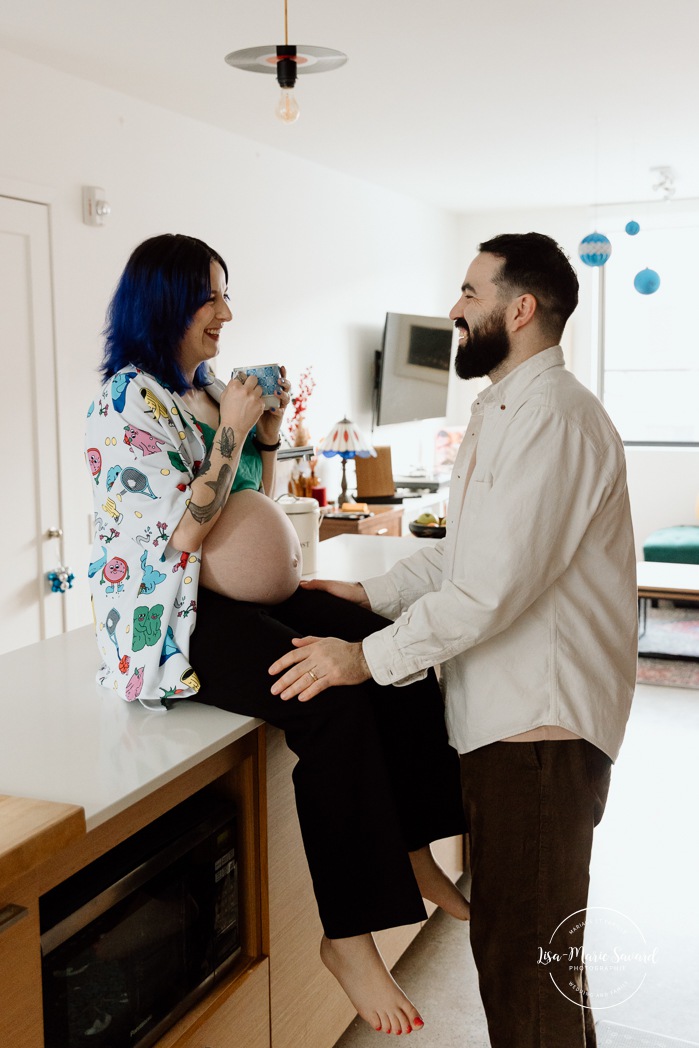 Photographe de maternité à Montréal. Séance photo maternité à Montréal. Montreal maternity photographer. Montreal maternity photoshoot.