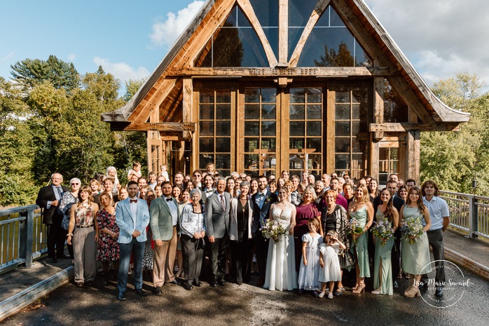 Mariage à Le Pont Couvert de La Conception. Photographe mariage Laurentides. Le Pont Couvert wedding. Tremblant wedding photographer.