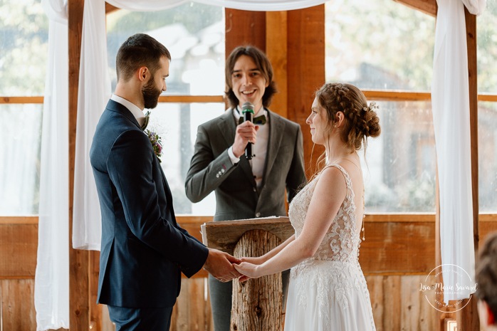 Mariage à Le Pont Couvert de La Conception. Photographe mariage Laurentides. Le Pont Couvert wedding. Tremblant wedding photographer.