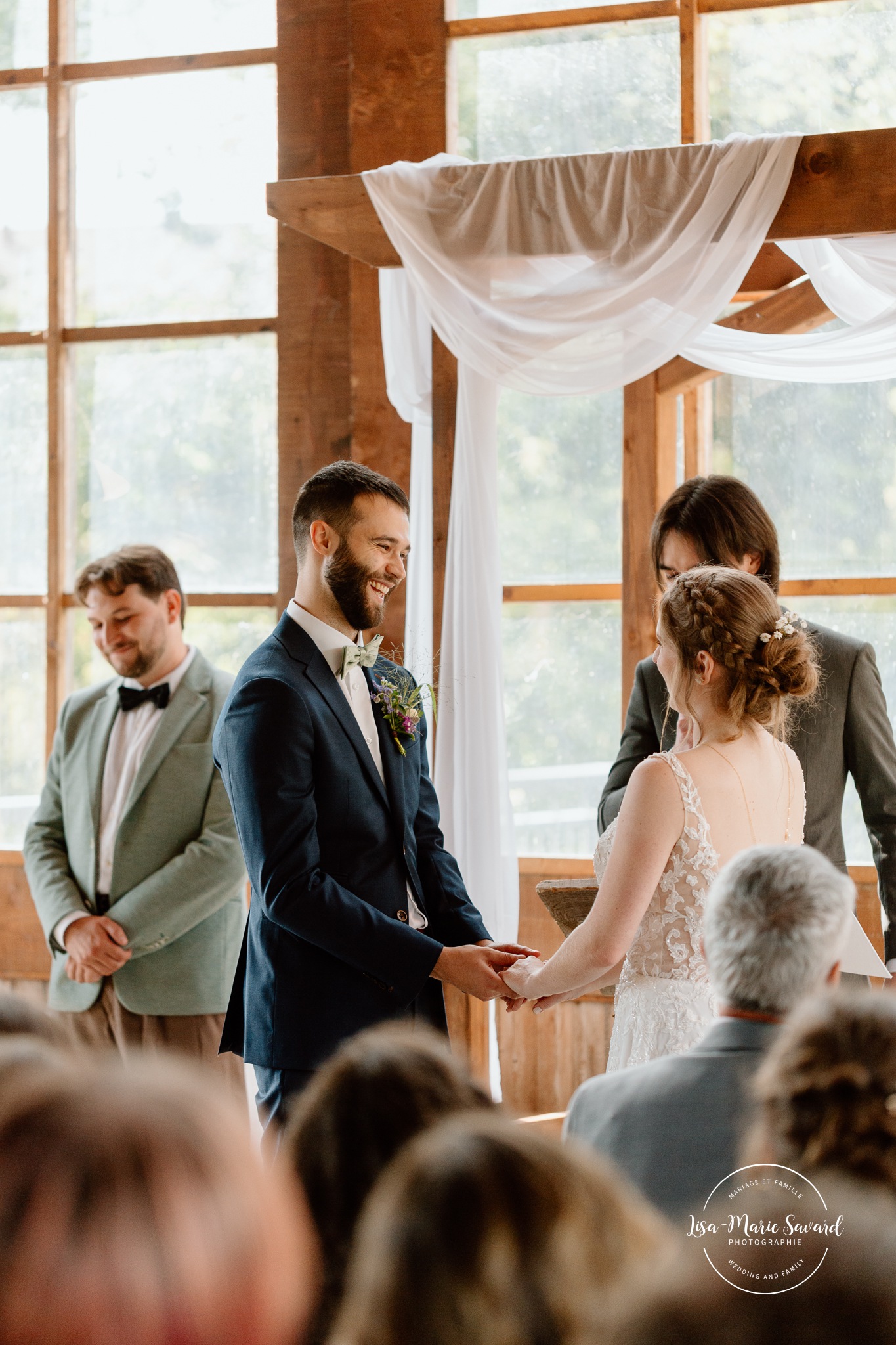 Mariage à Le Pont Couvert de La Conception. Photographe mariage Laurentides. Le Pont Couvert wedding. Tremblant wedding photographer.