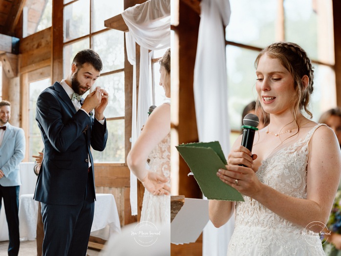 Mariage à Le Pont Couvert de La Conception. Photographe mariage Laurentides. Le Pont Couvert wedding. Tremblant wedding photographer.