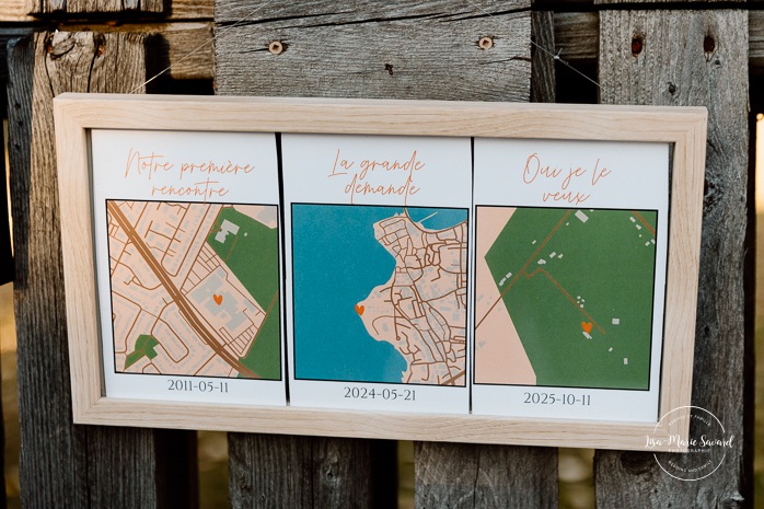 Fall color wedding reception decor. Burnt orange wedding decor. Mariage au Domaine St-Simon en automne. Photographe de mariage en Montérégie. Domaine St-Simon wedding.